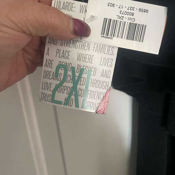 LuLaRoe CiCi Dress Black.NWT - Picture 5 of 5